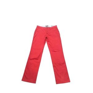 Tommy Hilfiger Men's TH Flex Stretch Regular Fit Chino Pants Size 31x32 Barn Red